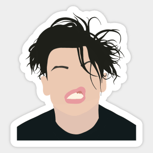 Yungblud Minimalist Portrait Sticker